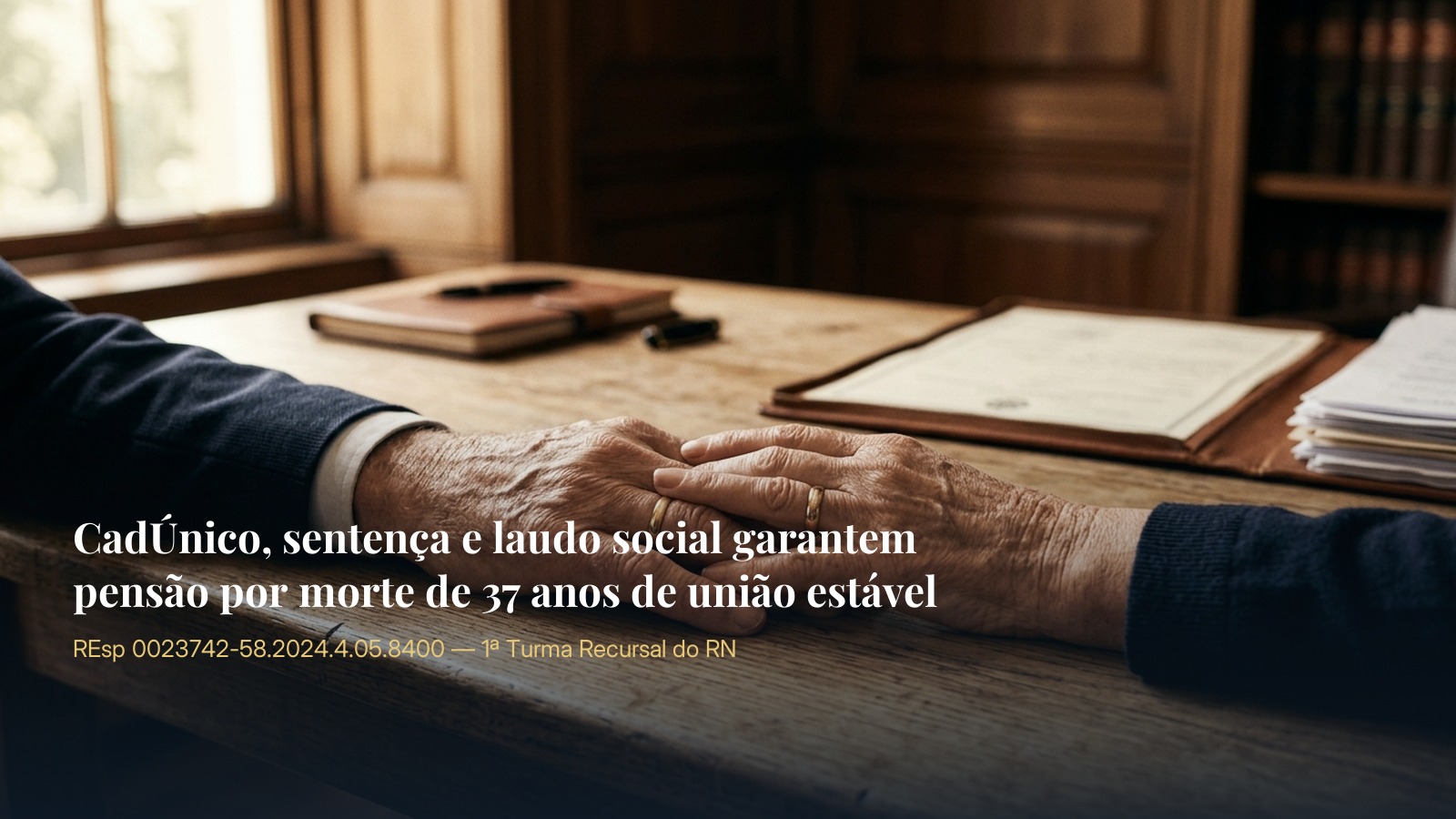 CadÚnico, sentença de união estável e laudo social bastaram para garantir pensão por morte de 37 anos de convivência